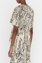 Tangui Top - Ecru And Black