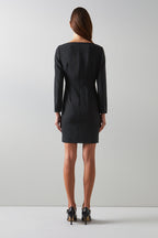 LK Benett - Vestido camisero Keeler - Negro