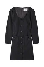 LK Benett - Vestido camisero Keeler - Negro