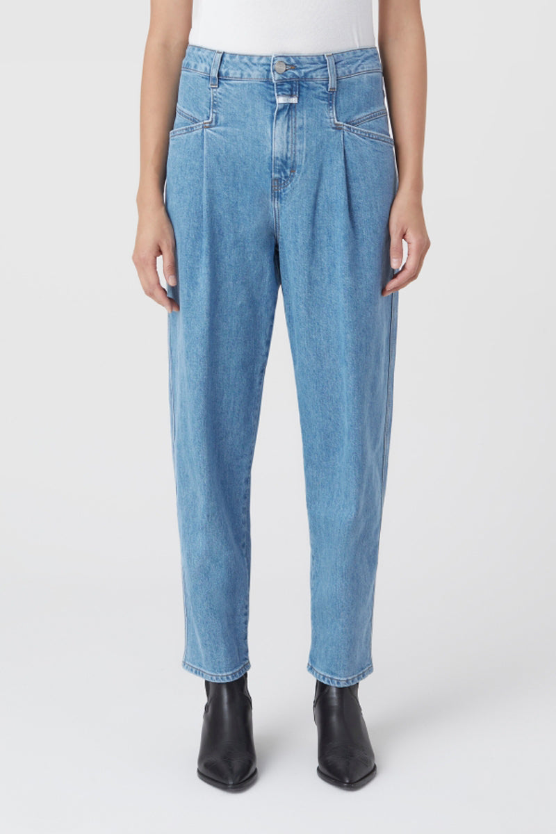 Jean in Organic Cotton - Blue - Women