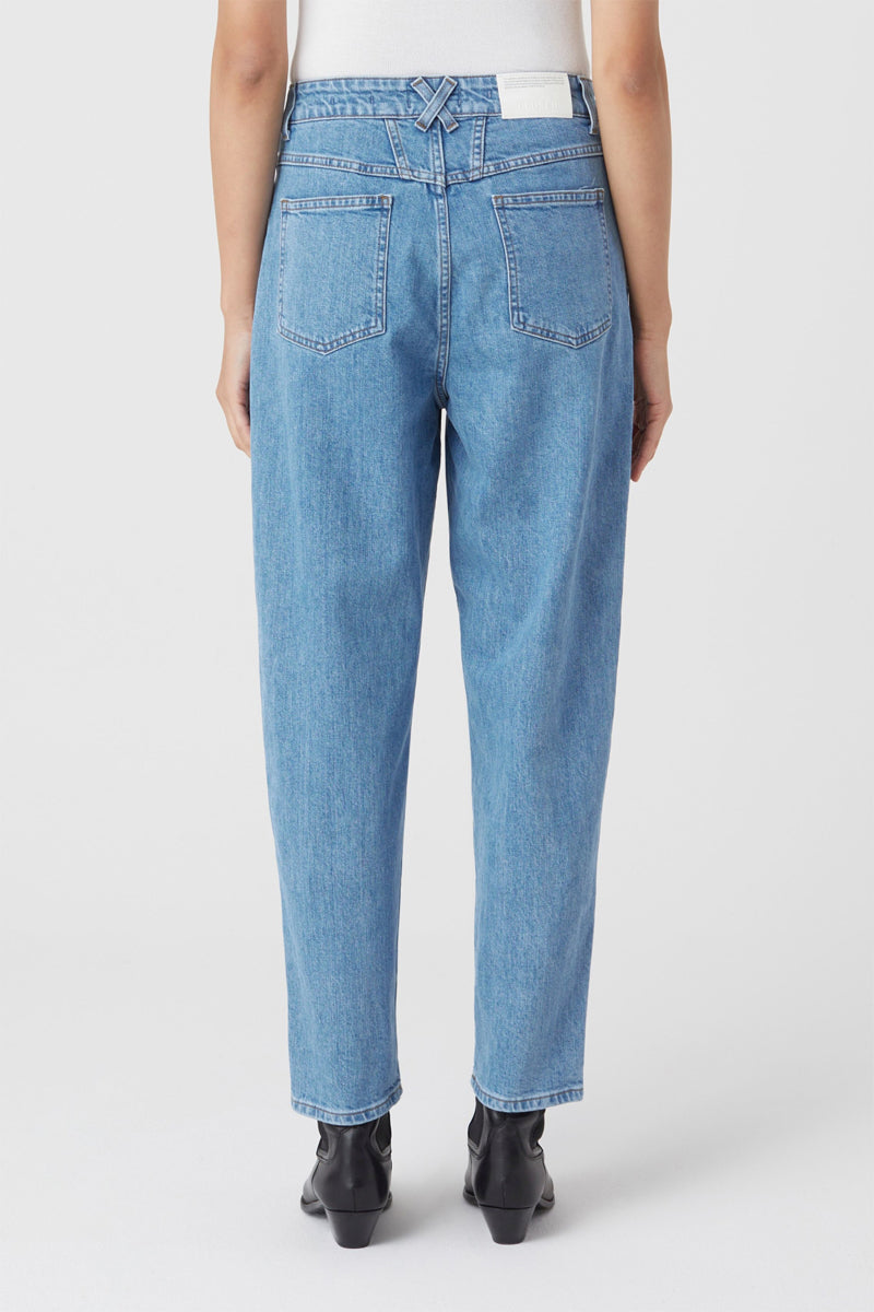 Jean in Organic Cotton - Blue - Women