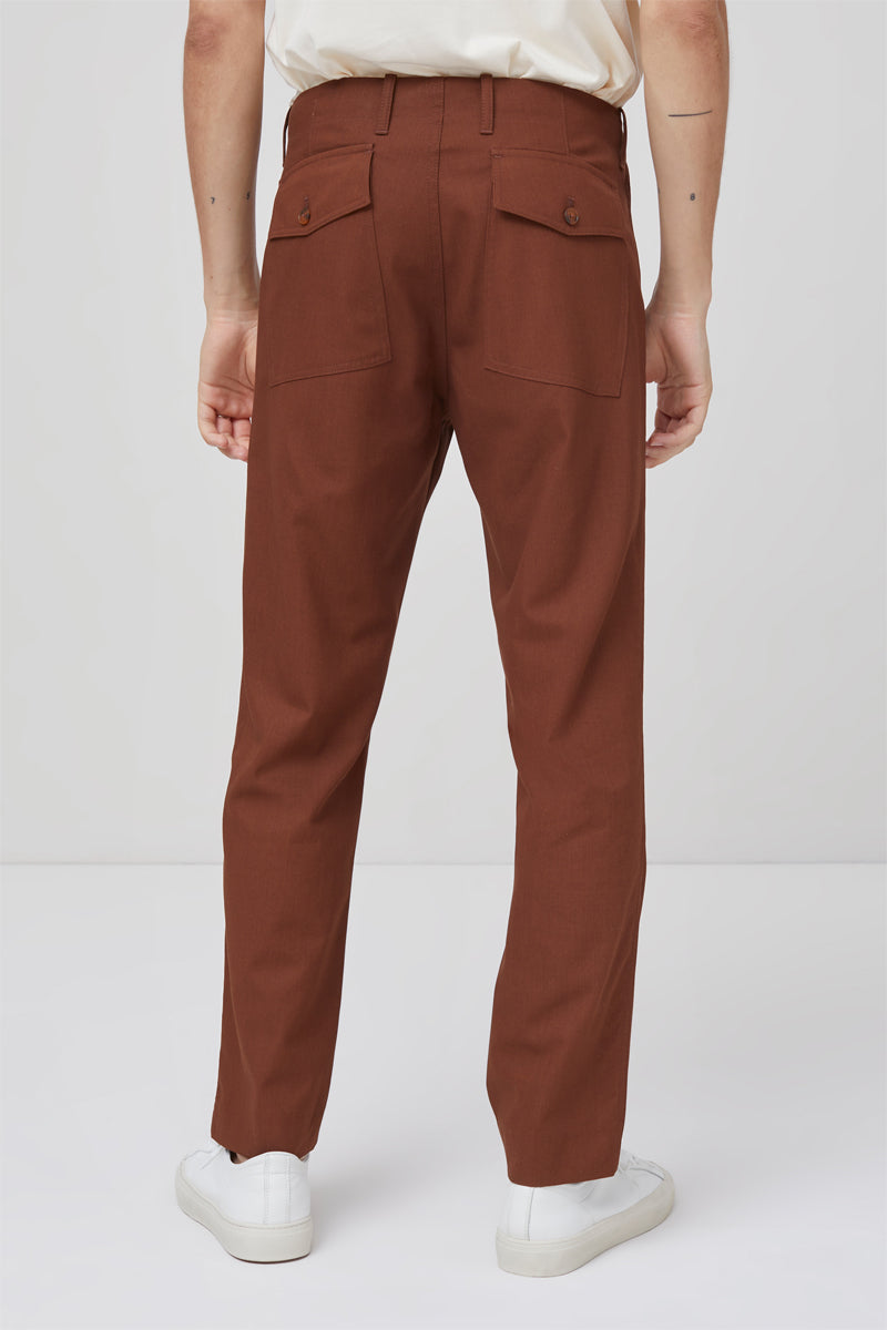 Pantalon Regular Marron - Homme