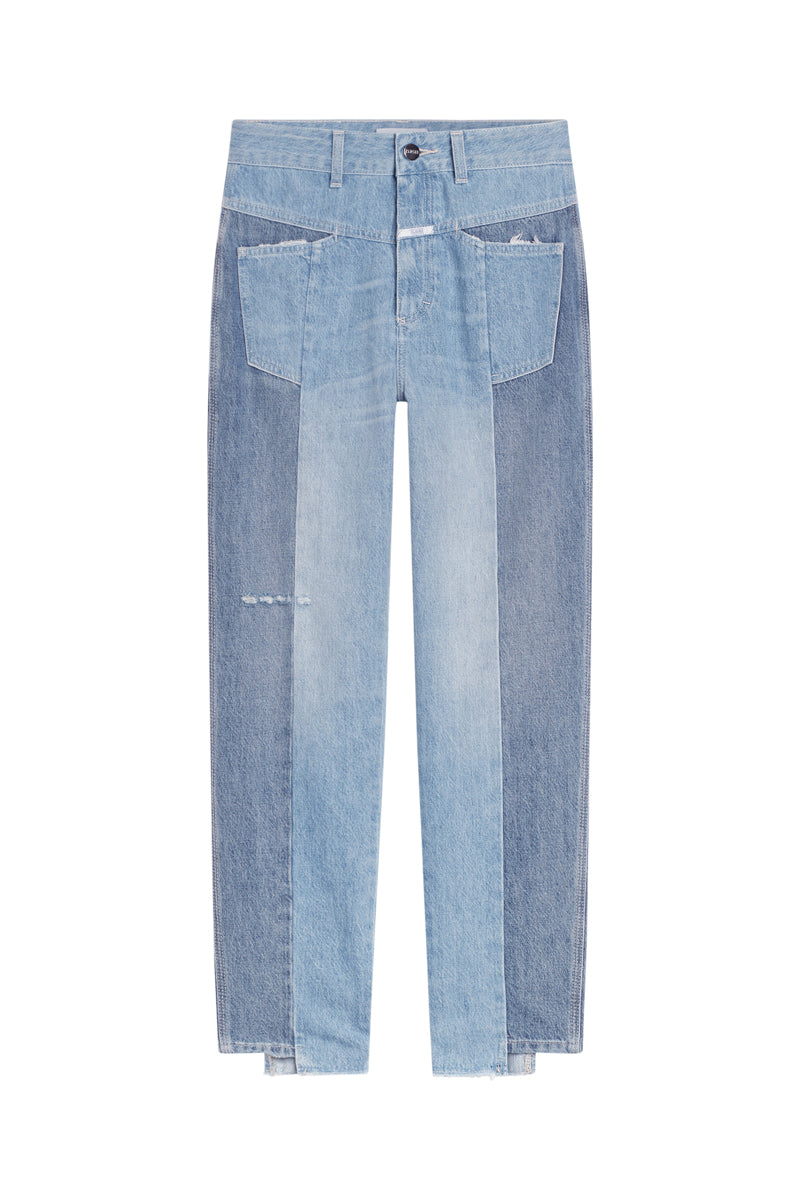 Closed - Jean Relaxed En Coton Biologique - Bleu - Femme