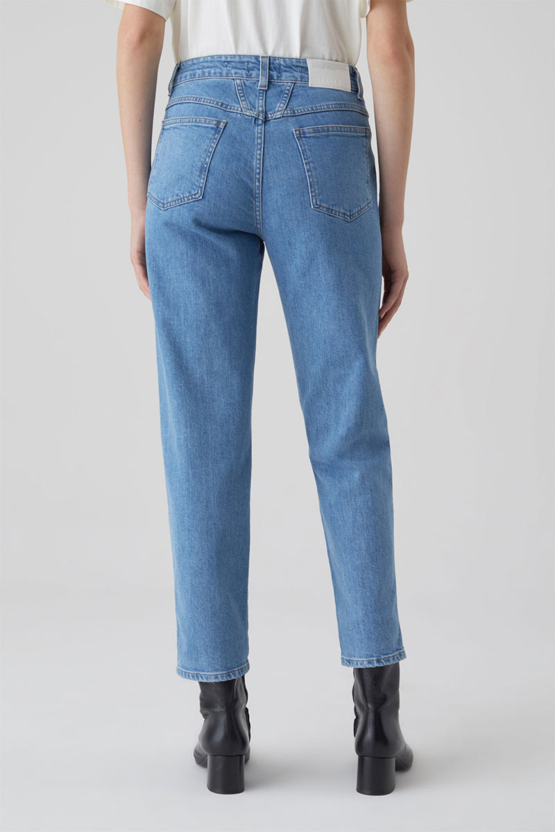 Jean in Organic Cotton - Blue - Women