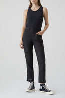 Closed - Linen Trousers - Black - Women