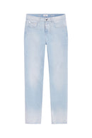 Closed - Pantalon Slim En Coton Biologique - Bleu Clair - Femme