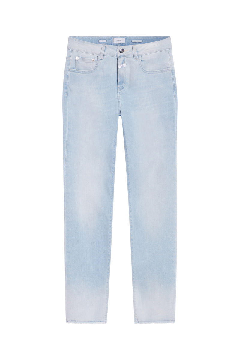 Closed - Pantalon Slim En Coton Biologique - Bleu Clair - Femme