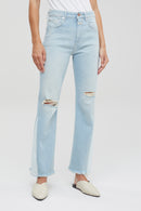 Closed - Jean Slim En Coton Biologique - Bleu Clair - Femme