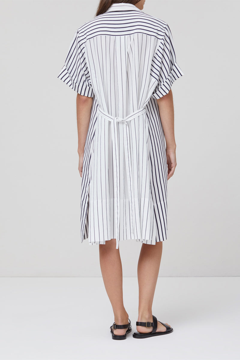 Robe Chemisier - Bleu Marine - Femme