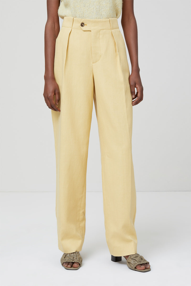 Closed - Pantalon Relaxed - Jaune - Femme