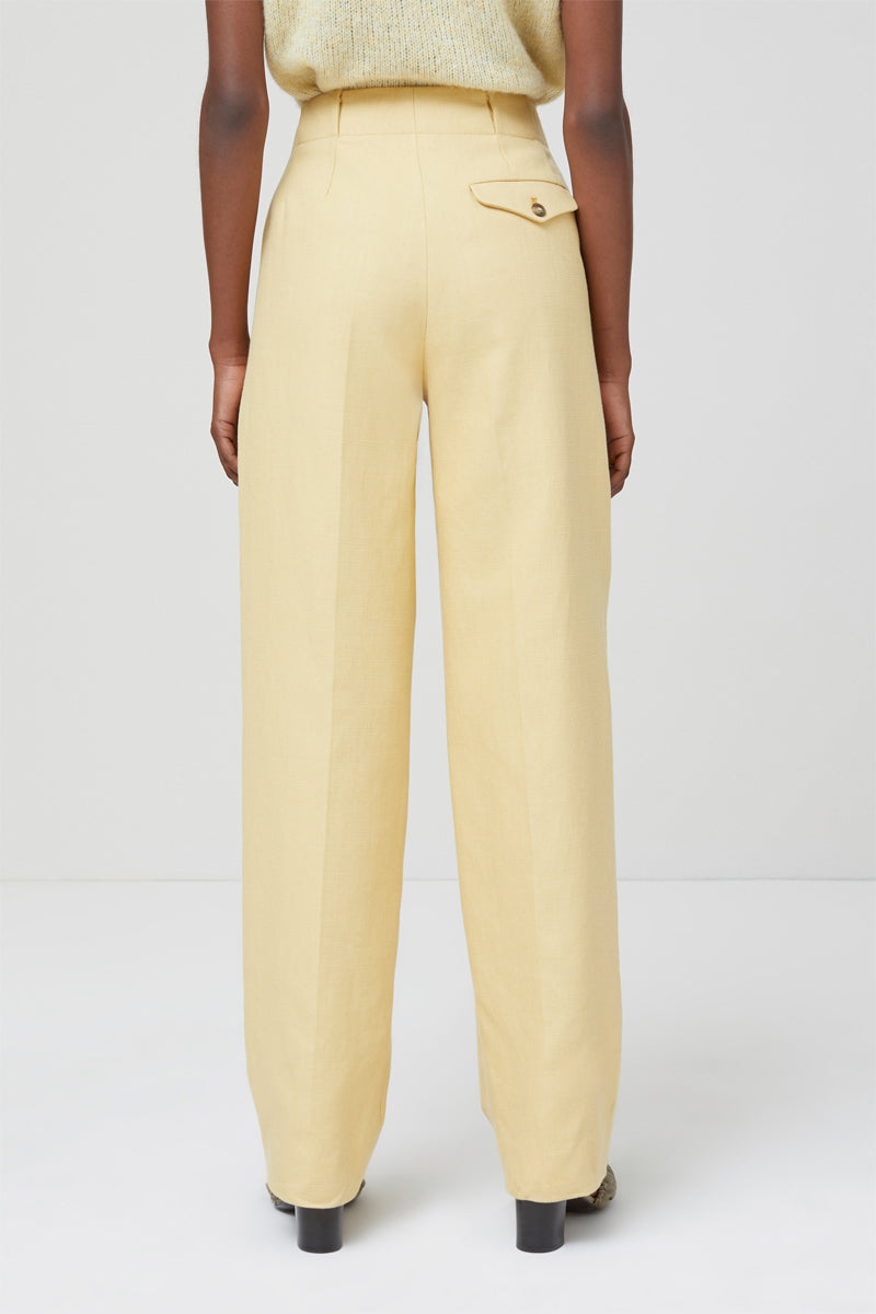 Closed - Pantalon Relaxed - Jaune - Femme