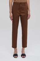 Closed - Slim Trousers - Brown - Women's