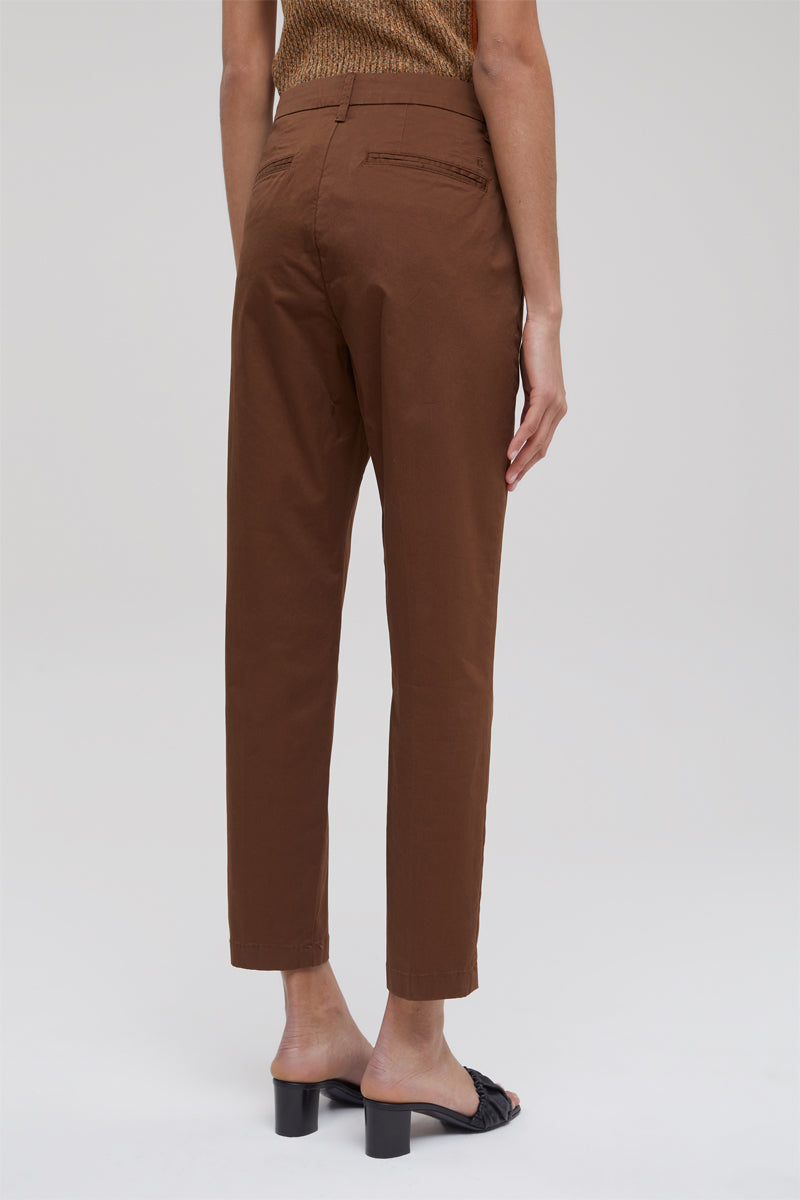 Closed - Slim Trousers - Brown - Women's