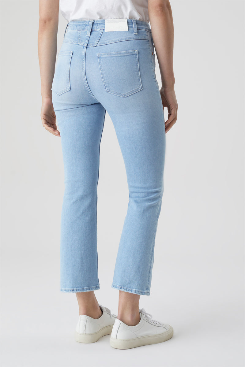 Vaquero Skinny de Algodón Orgánico - Azul Claro - Mujer