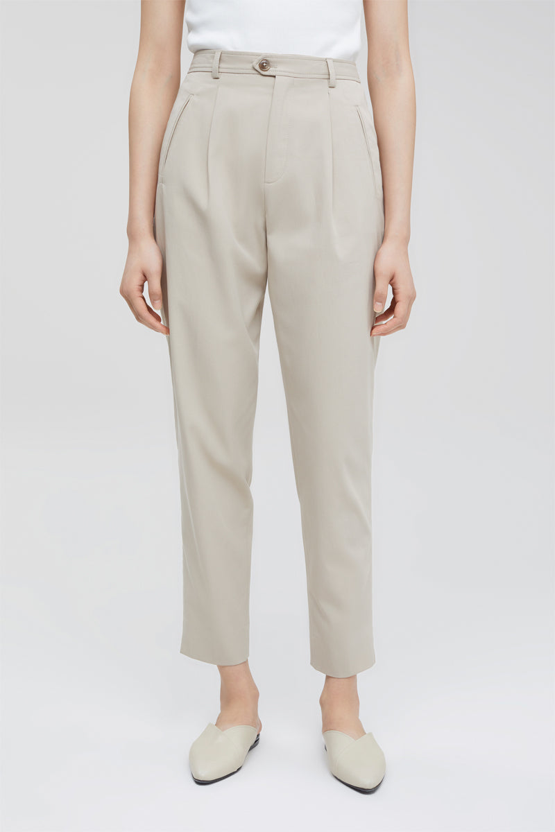 Pantalon Slim - Beige - Femme