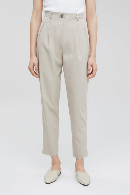 Pantalon Slim - Beige - Femme