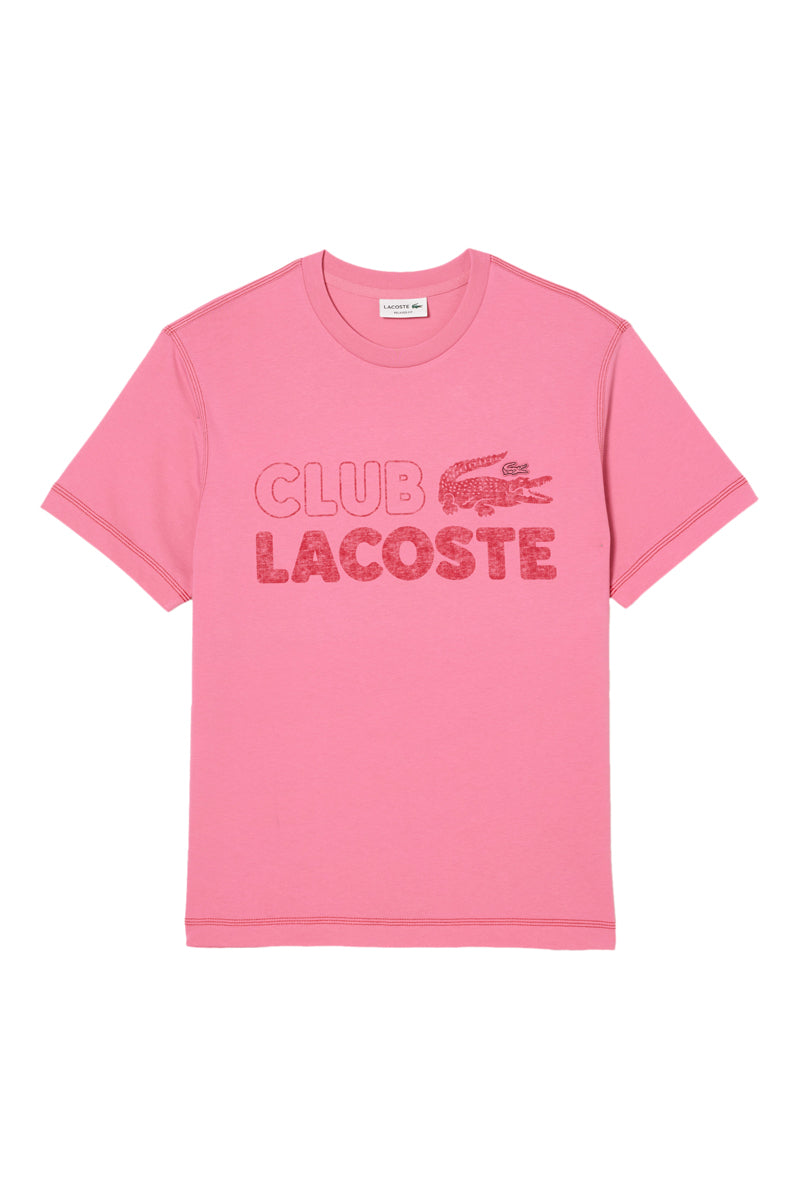 T-Shirt Relaxed Fit En Coton Biologique - Rose - Homme