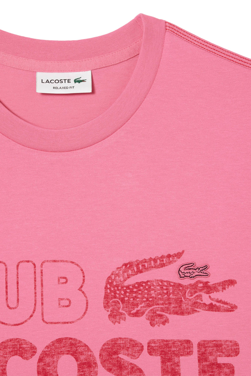 T-Shirt Relaxed Fit En Coton Biologique - Rose - Homme