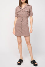 Robe En Laine - Beige