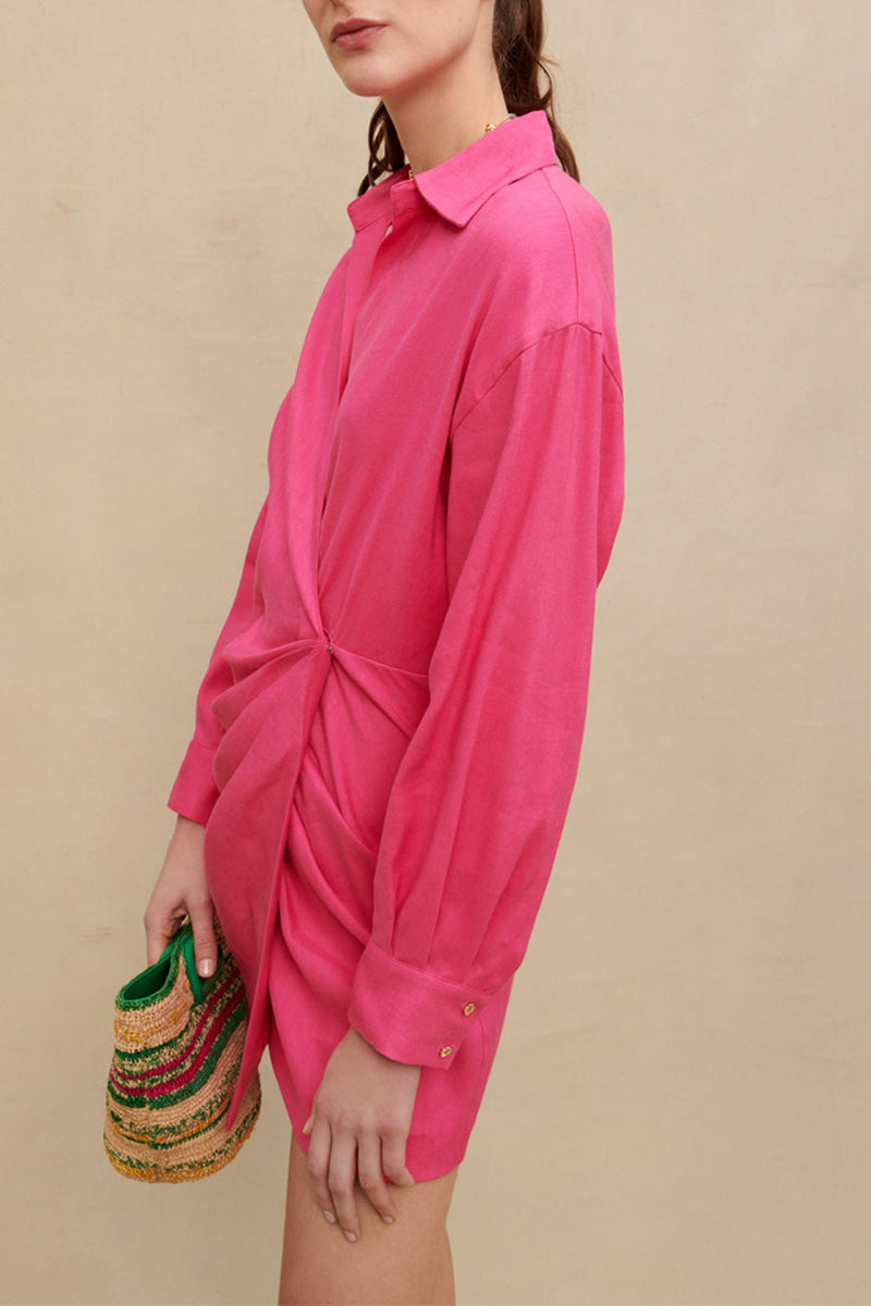 Maje - Robe - Fuchsia