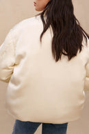Maje - Reversible Bomber - White