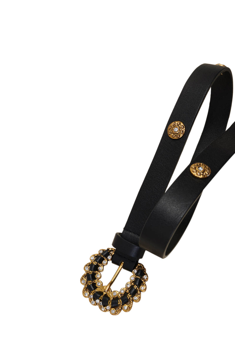 Ceinture En Cuir - Noir