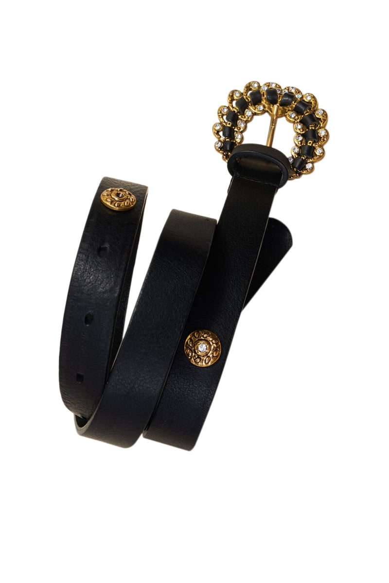 Ceinture En Cuir - Noir