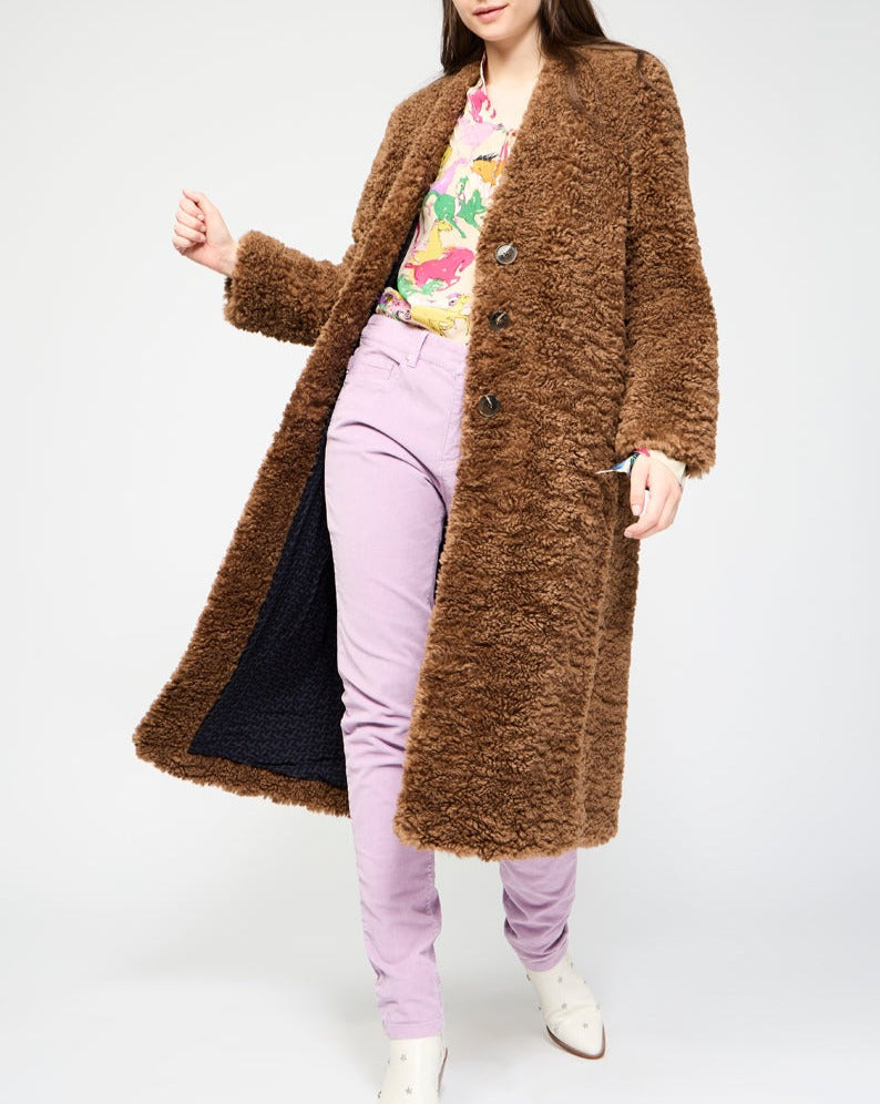 Manteau - Marron - Femme