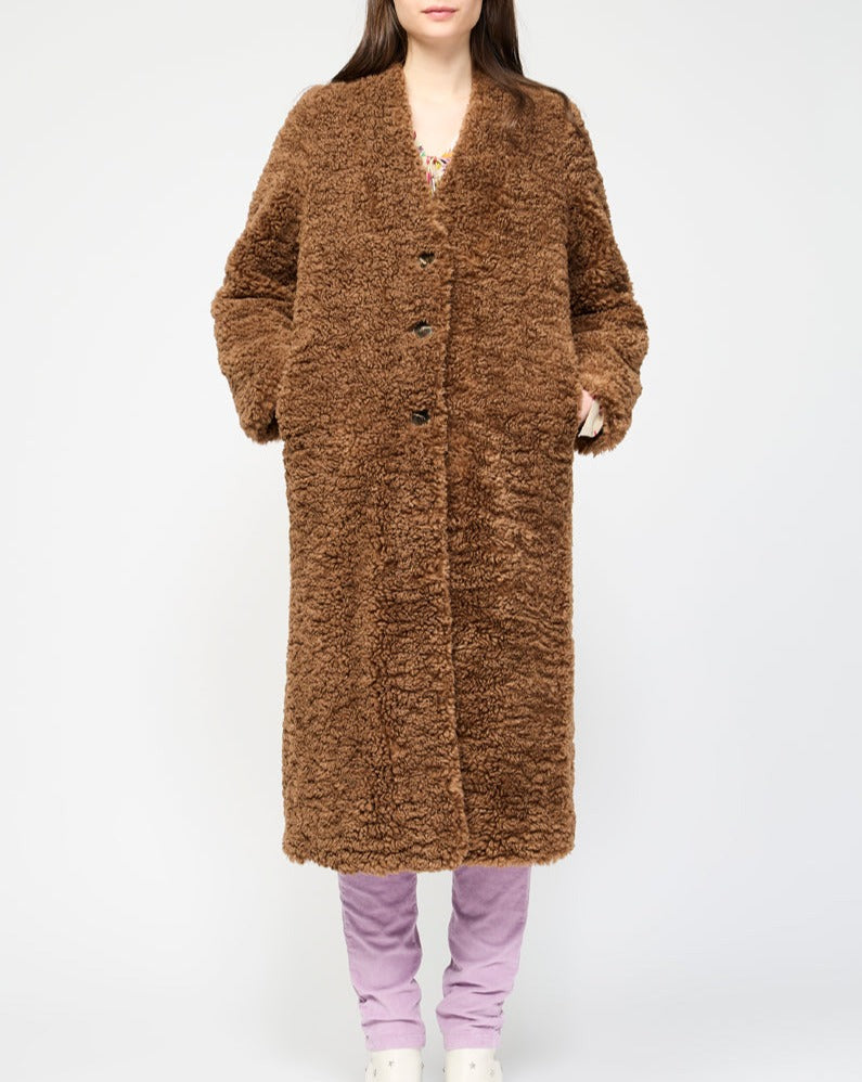 Manteau - Marron - Femme