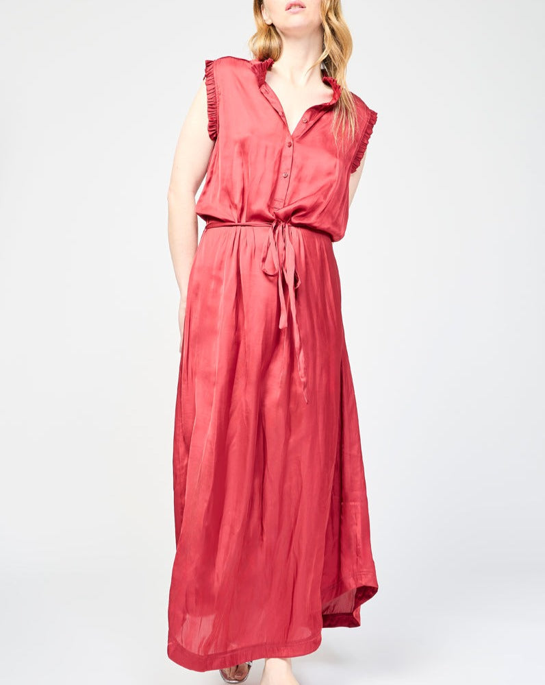 Long Dress - Red - Women