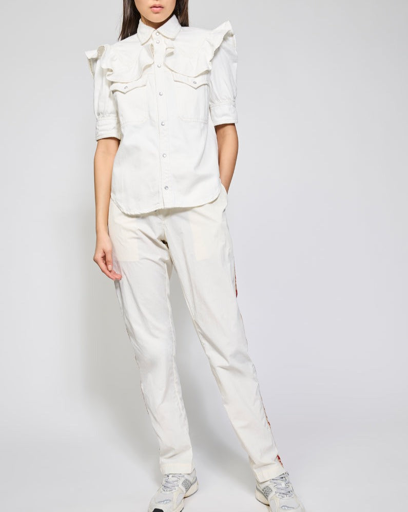 Chemisier - Blanc - Femme