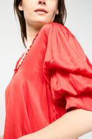 Blouse - Rouge - Femme