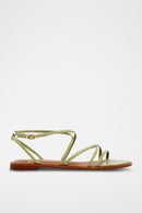Leather Sandals - Green