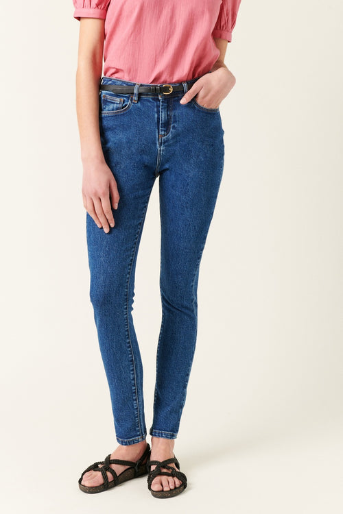 Organic Cotton Straight Jeans - Blue