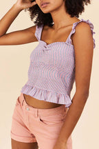 Top - Rosa y Celeste