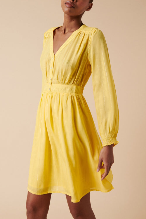 Straight dress - Yellow