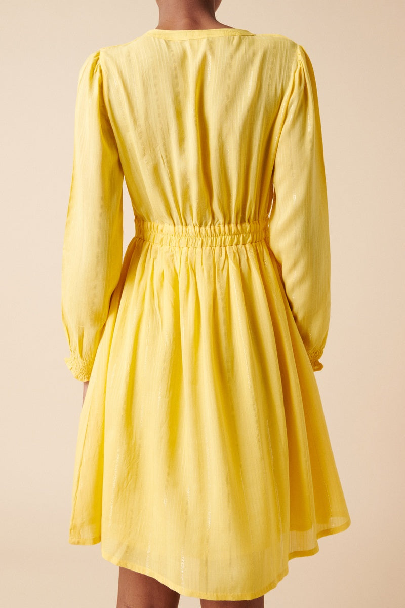 Vestido recto - Amarillo