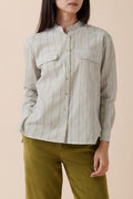 Blusa - Caqui Y Blanco