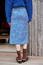 Jupe Midi - Bleu