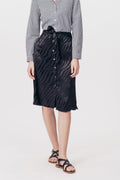 Falda Recta Jungle - Negro