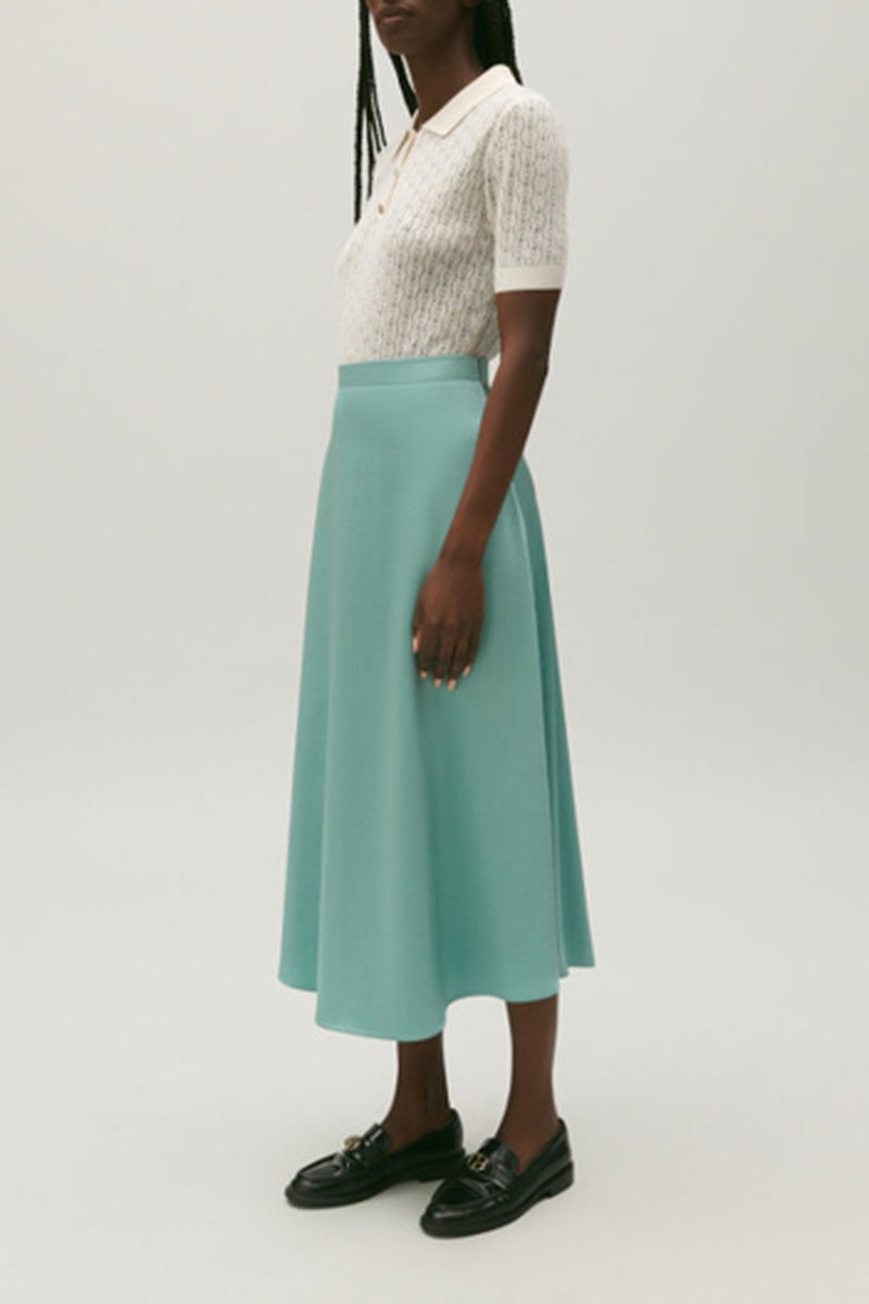 Claudie Pierlot - Midi Skirt - Water Green