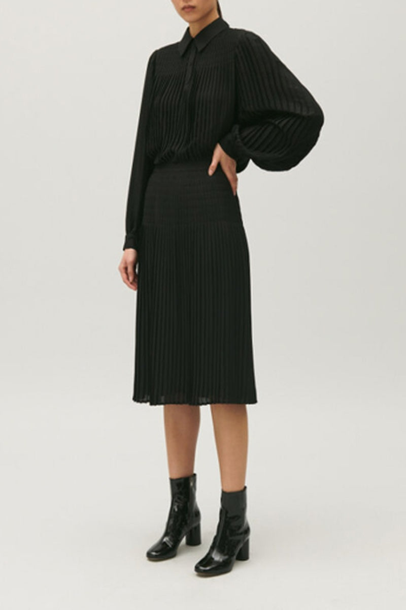 Claudie Pierlot - Pleated Skirt - Black