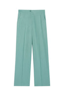 Claudie Pierlot - Linen Wide Leg Pants - Water Green