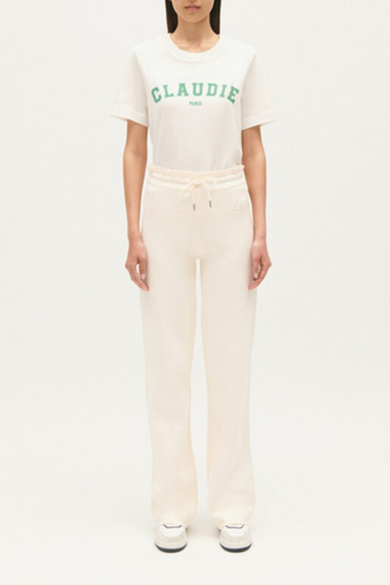 Claudie Pierlot - Straight-leg pants - Ecru