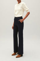 Claudie Pierlot - Straight Pants - Navy Blue