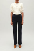 Claudie Pierlot - Straight Pants - Navy Blue