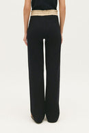 Claudie Pierlot - Pantalon Droit - Bleu Marine