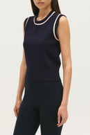 Claudie Pierlot - Sleeveless Sweater - Navy Blue