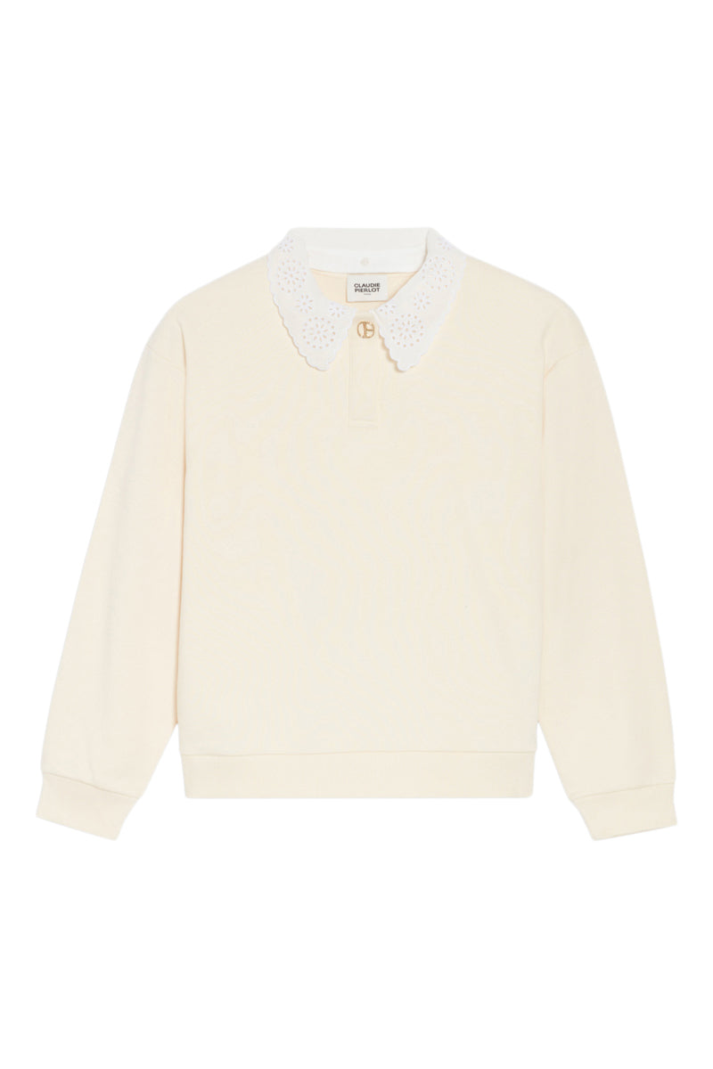 Claudie Pierlot - Sweat - Ecru