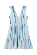 Claudie Pierlot - Short dress - Bleu Et Blanc